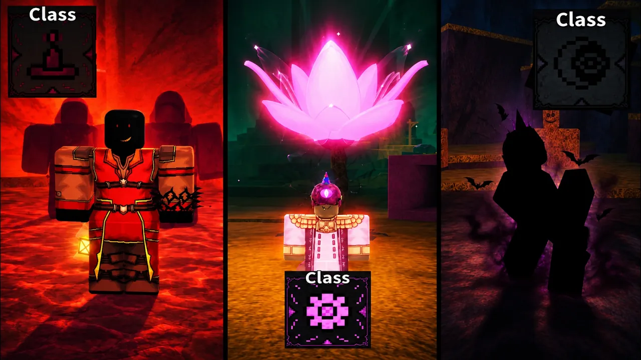 Class trainer route footage from The Veil on Roblox