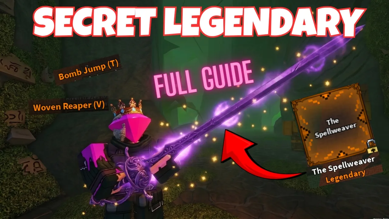 Spellweaver weapon and abilities in The Veil Roblox